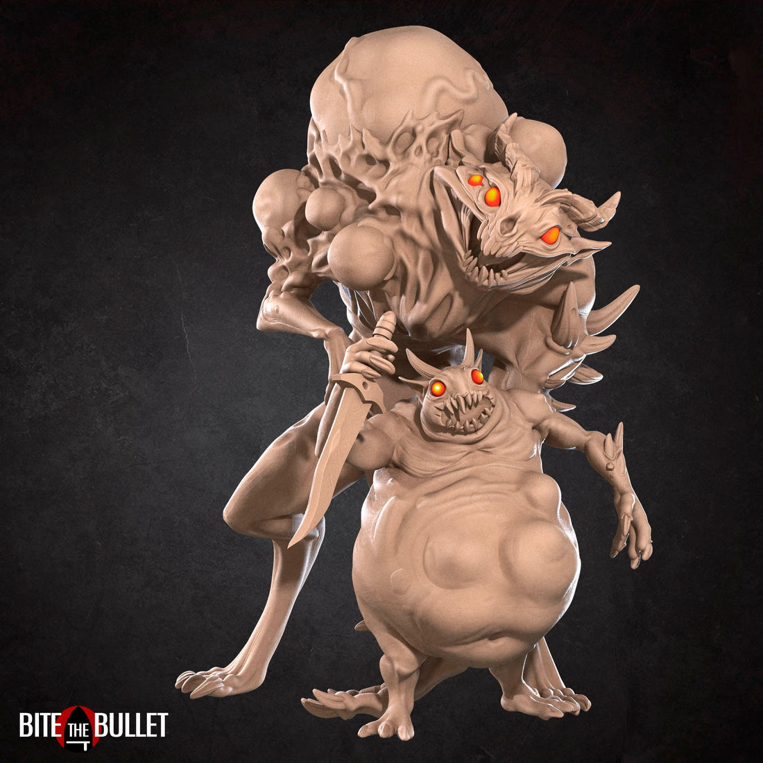 Fallen Lunatic Miniature | Tabletop RPG Miniature | Bite the Bullet | Roleplaying 3D Printed Fantasy Mini - 3DPrintDen