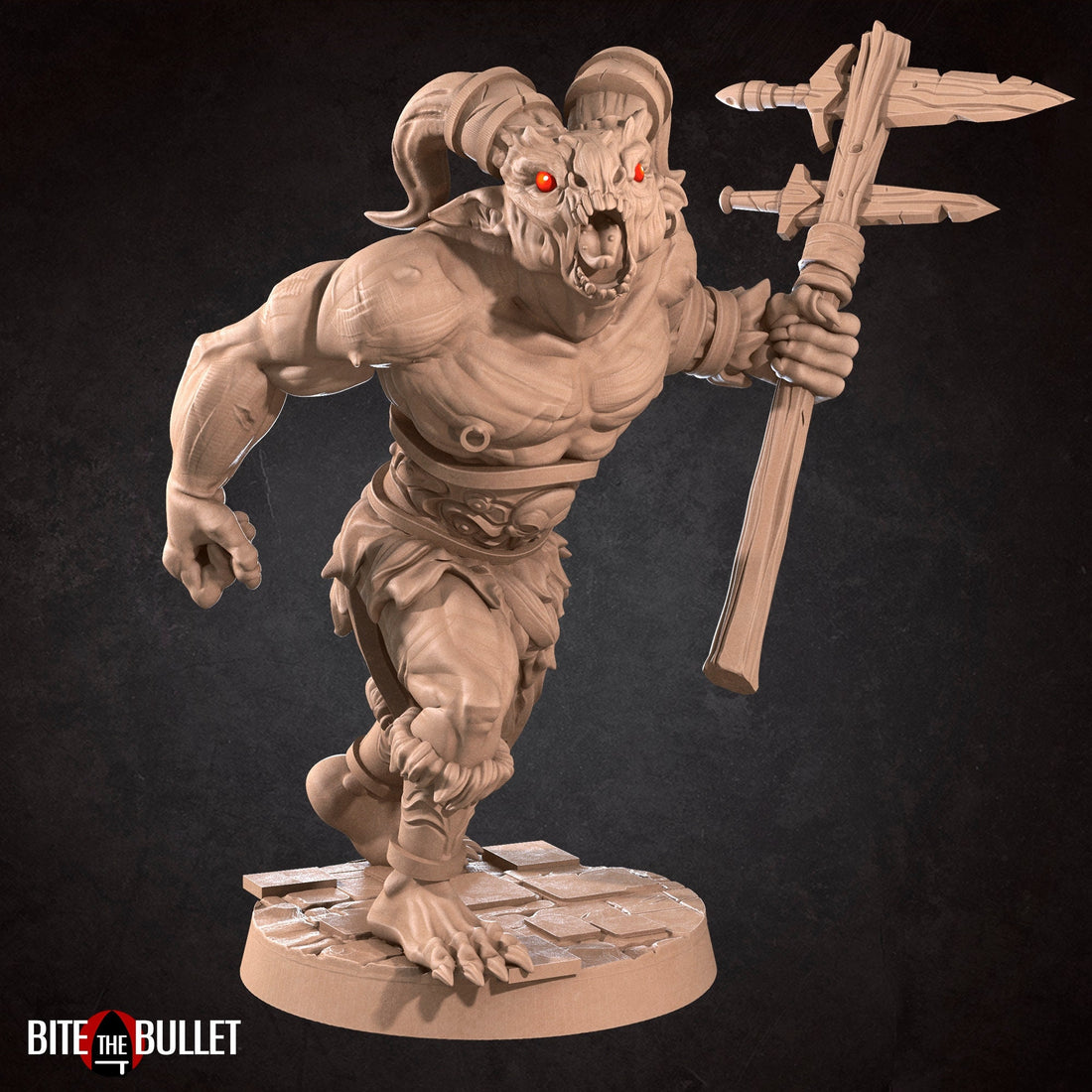 Fallen Overseer Miniature | Tabletop RPG Miniature | Bite the Bullet | Roleplaying 3D Printed Fantasy Mini - 3DPrintDen