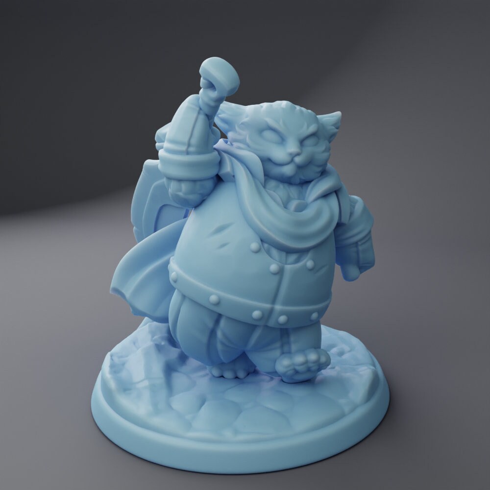 Animal Knight Miniature | Twin Goddess Miniatures | Tabletop RPG Miniature | Roleplaying 3D Printed Fantasy Mini - 3DPrintDen