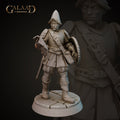 Conquistador Miniature | Tabletop RPG Miniature | Galaad Miniatures | Roleplaying 3D Printed Fantasy Mini - 3DPrintDen