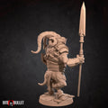 Satyr Leader Miniature | Tabletop RPG Miniature | Bite the Bullet | Roleplaying 3D Printed Fantasy Mini - 3DPrintDen