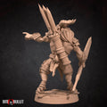 Satyr Warrior Miniature | Tabletop RPG Miniature | Bite the Bullet | Roleplaying 3D Printed Fantasy Mini - 3DPrintDen