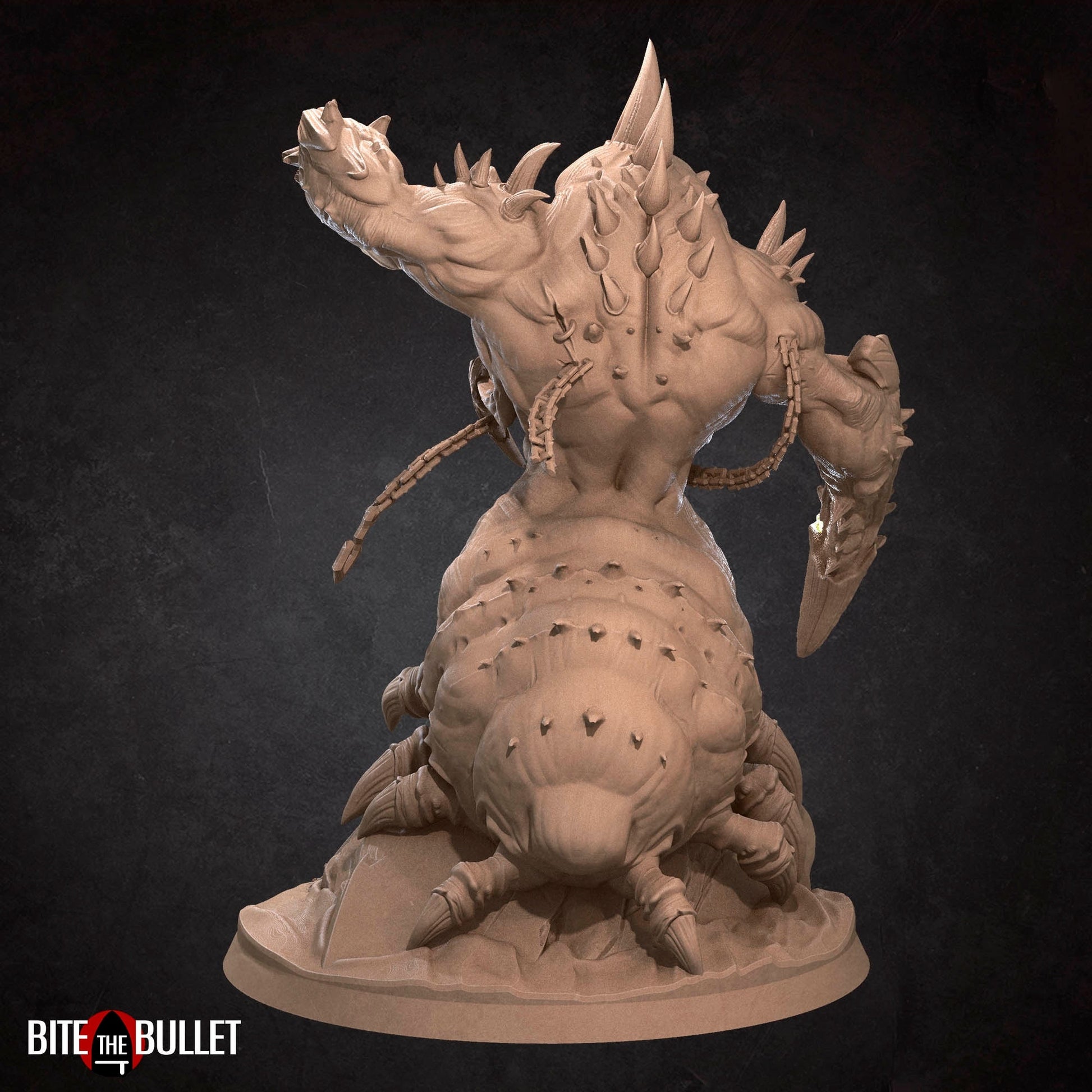 Lord of Pain Demon Miniature | Tabletop RPG Miniature | Bite the Bullet | Roleplaying 3D Printed Fantasy Mini - 3DPrintDen