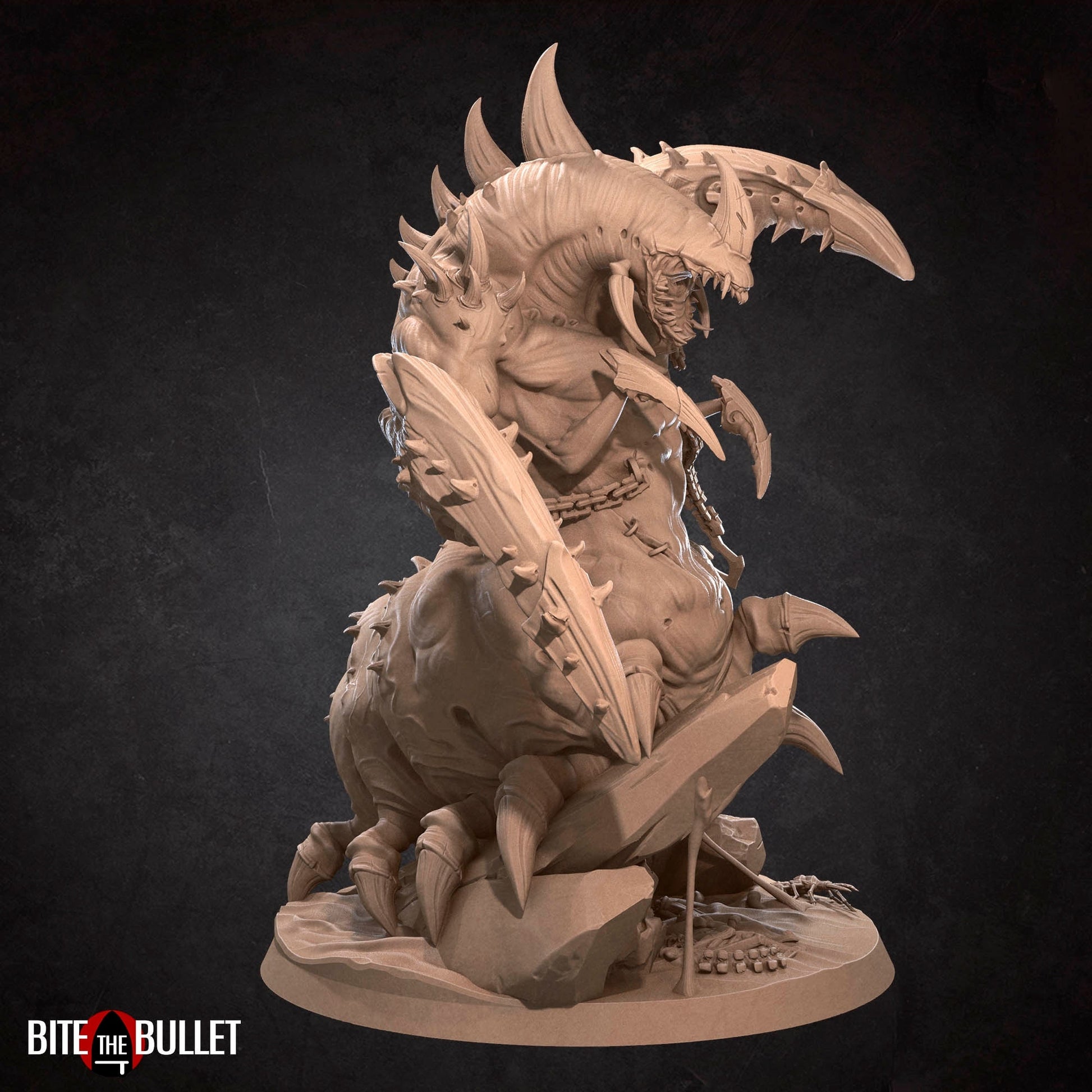 Lord of Pain Demon Miniature | Tabletop RPG Miniature | Bite the Bullet | Roleplaying 3D Printed Fantasy Mini - 3DPrintDen