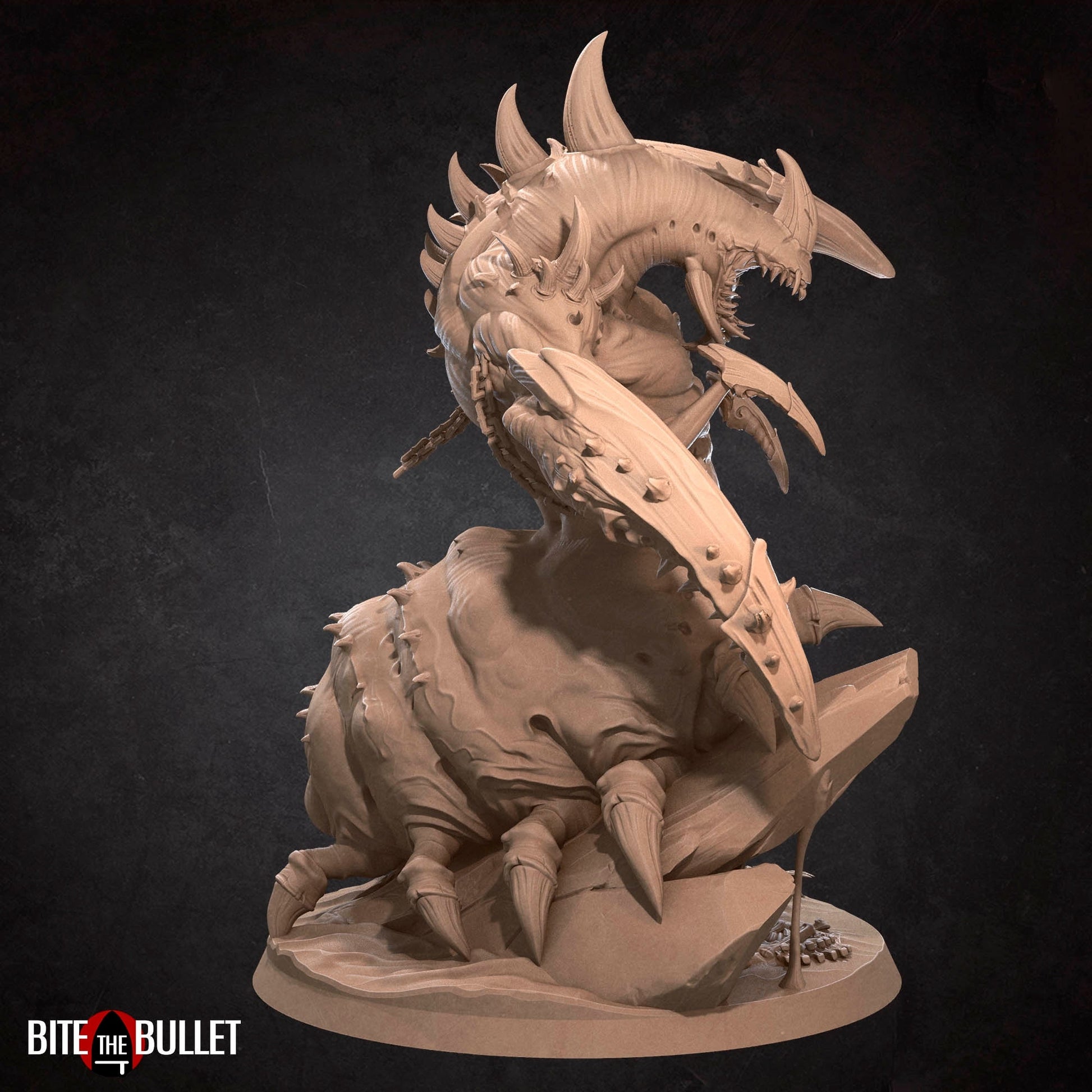 Lord of Pain Demon Miniature | Tabletop RPG Miniature | Bite the Bullet | Roleplaying 3D Printed Fantasy Mini - 3DPrintDen