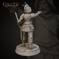 Conquistador Miniature | Tabletop RPG Miniature | Galaad Miniatures | Roleplaying 3D Printed Fantasy Mini - 3DPrintDen