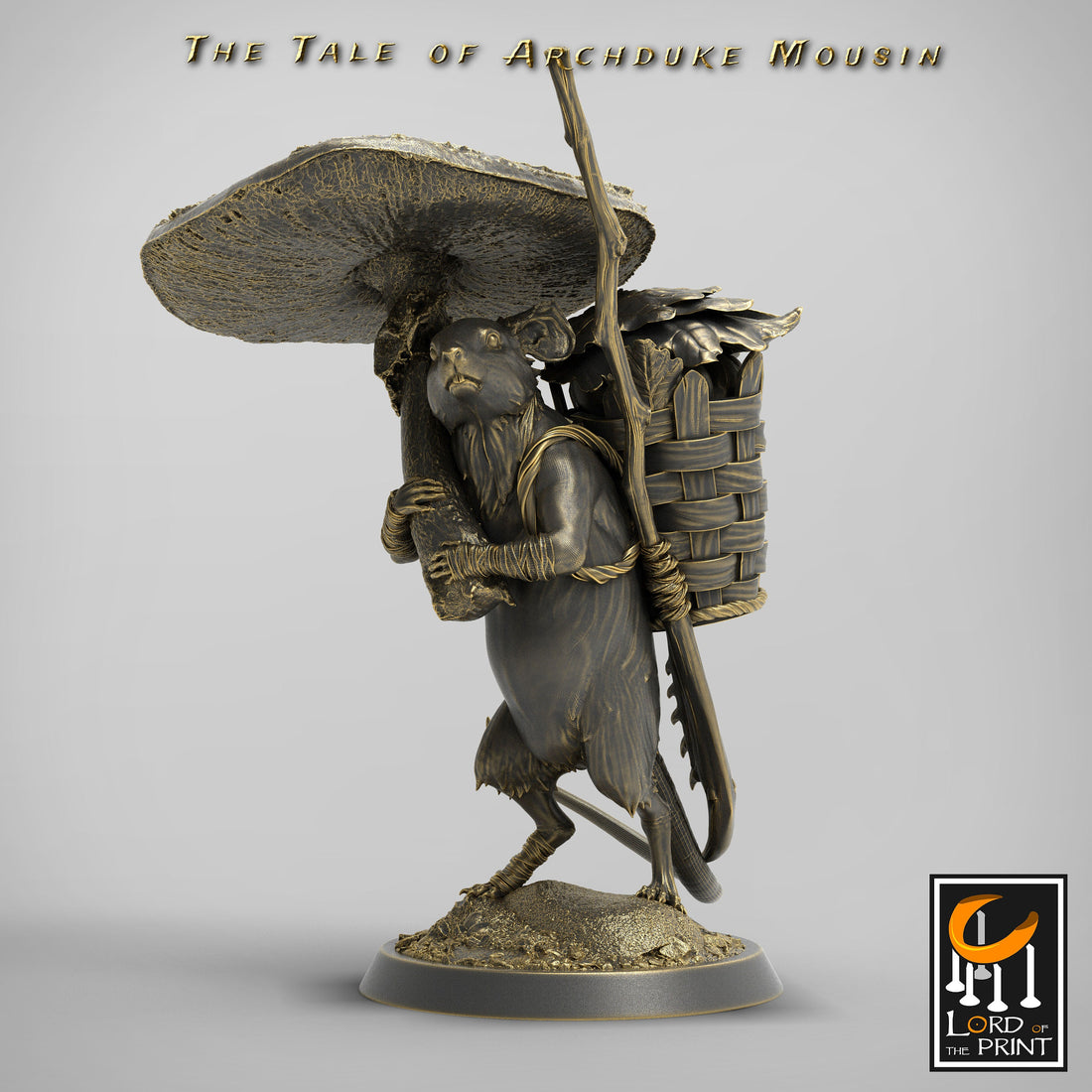 Mice Miniature | Tabletop RPG Miniature | Rescale Miniature | Roleplaying 3D Printed Fantasy Mini - 3DPrintDen