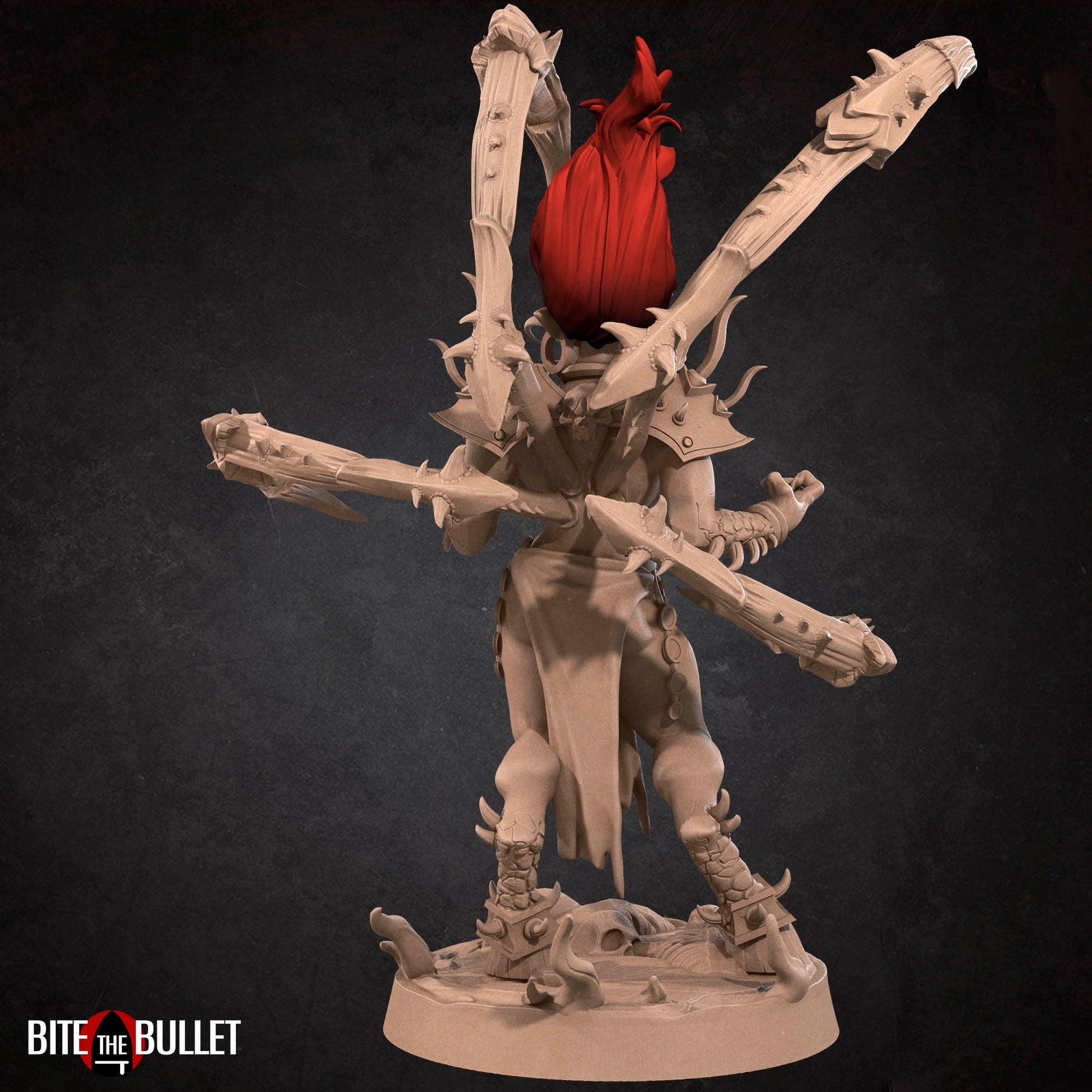 Female Demon Miniature | Tabletop RPG Miniature | Bite the Bullet | Roleplaying 3D Printed Fantasy Mini - 3DPrintDen