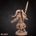 Satyr Leader Miniature | Tabletop RPG Miniature | Bite the Bullet | Roleplaying 3D Printed Fantasy Mini - 3DPrintDen