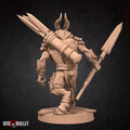 Satyr Warrior Miniature | Tabletop RPG Miniature | Bite the Bullet | Roleplaying 3D Printed Fantasy Mini - 3DPrintDen