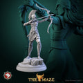 Amazon Warrior Miniature | Tabletop RPG Miniature | White Werewolf Tavern | Roleplaying 3D Printed Fantasy Mini - 3DPrintDen