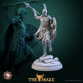 Greek Warrior Miniature | Tabletop RPG Miniature | White Werewolf Tavern | Roleplaying 3D Printed Fantasy Mini - 3DPrintDen