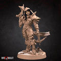 Female Demon Hunter Miniature | Tabletop RPG Miniature | Bite the Bullet | Roleplaying 3D Printed Fantasy Mini - 3DPrintDen