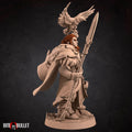 Druid Miniature | Tabletop RPG Miniature | Bite the Bullet | Roleplaying 3D Printed Fantasy Mini - 3DPrintDen