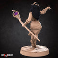 Female Sorcerer Miniature | Tabletop RPG Miniature | Bite the Bullet | Roleplaying 3D Printed Fantasy Mini - 3DPrintDen