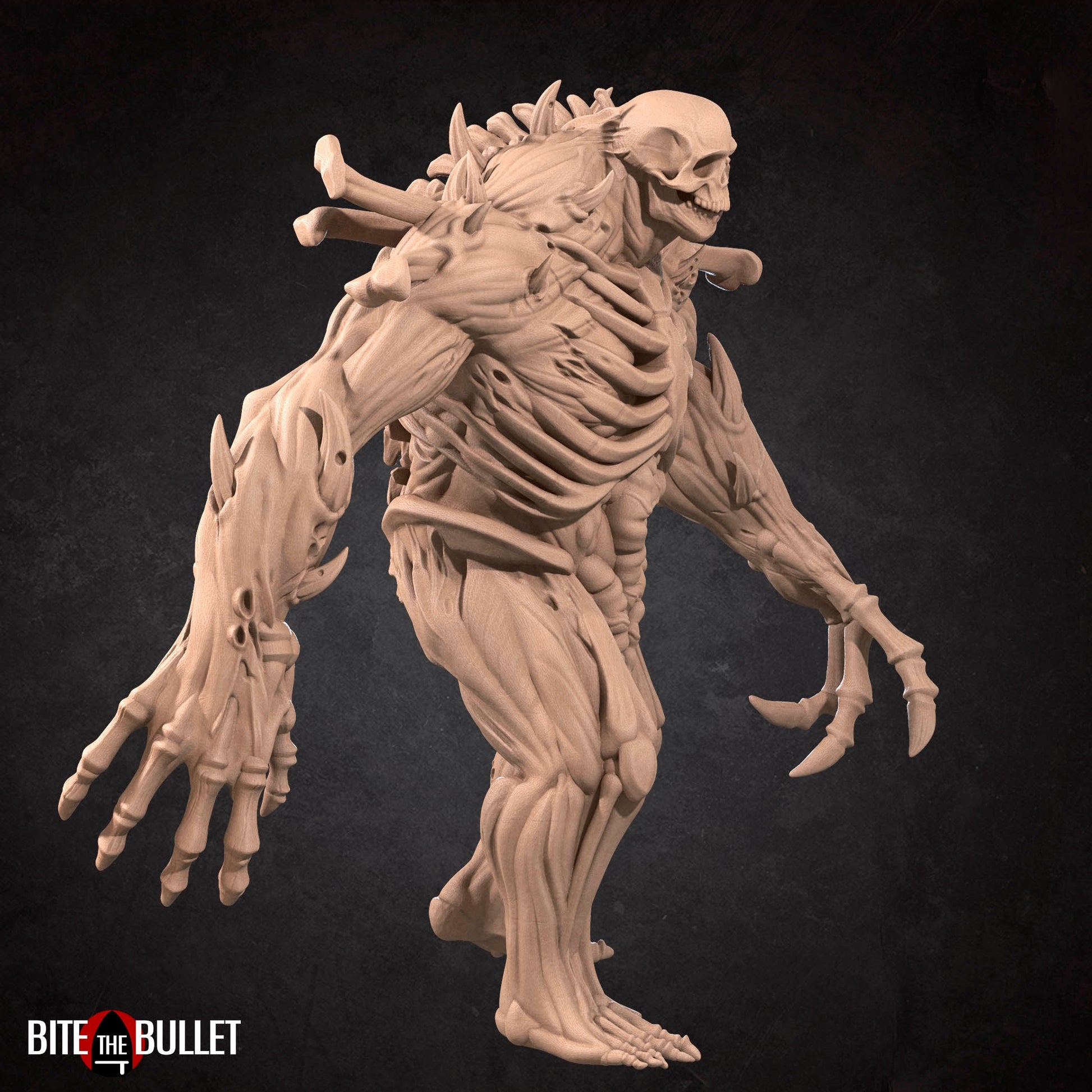 Blood Golem Miniature | Tabletop RPG Miniature | Bite the Bullet | Roleplaying 3D Printed Fantasy Mini - 3DPrintDen