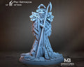 Female Devine Miniature | Tabletop RPG Miniature | Miniatures Blueprint | Roleplaying 3D Printed Fantasy Mini - 3DPrintDen