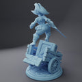 Female Goblin Fighter Miniature, Blix | Twin Goddess Miniatures | Tabletop RPG Miniature | Roleplaying 3D Printed Fantasy Mini - 3DPrintDen