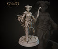 Female Tiefling Archer Miniature | Tabletop RPG Miniature | Galaad Miniatures | Roleplaying 3D Printed Fantasy Mini - 3DPrintDen