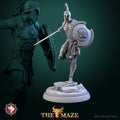 Greek Warrior Miniature | Tabletop RPG Miniature | White Werewolf Tavern | Roleplaying 3D Printed Fantasy Mini - 3DPrintDen