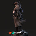 Female Cowboy Miniature, Jane Stanton | Tabletop RPG Miniature | Nerikson | Roleplaying 3D Printed Fantasy Mini - 3DPrintDen