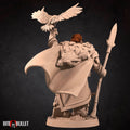 Druid Miniature | Tabletop RPG Miniature | Bite the Bullet | Roleplaying 3D Printed Fantasy Mini - 3DPrintDen