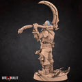 Necromancer Miniature | Tabletop RPG Miniature | Bite the Bullet | Roleplaying 3D Printed Fantasy Mini - 3DPrintDen