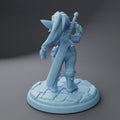 Female Goblin Fighter Miniature, Blix | Twin Goddess Miniatures | Tabletop RPG Miniature | Roleplaying 3D Printed Fantasy Mini - 3DPrintDen