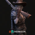 Female Cowboy Miniature, Jane Stanton | Tabletop RPG Miniature | Nerikson | Roleplaying 3D Printed Fantasy Mini - 3DPrintDen