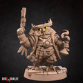 Owlfolk Artificer Miniature | Tabletop RPG Miniature | Bite the Bullet | Roleplaying 3D Printed Fantasy Mini - 3DPrintDen