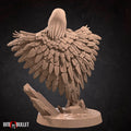 Female Aarakocra Miniature | Tabletop RPG Miniature | Bite the Bullet | Roleplaying 3D Printed Fantasy Mini - 3DPrintDen