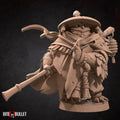 Owlfolk Monk Miniature | Tabletop RPG Miniature | Bite the Bullet | Roleplaying 3D Printed Fantasy Mini - 3DPrintDen