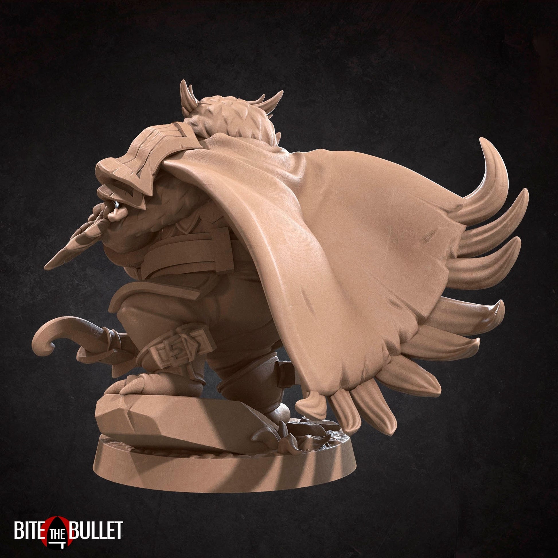 Owlfolk Ranger Miniature | Tabletop RPG Miniature | Bite the Bullet | Roleplaying 3D Printed Fantasy Mini - 3DPrintDen