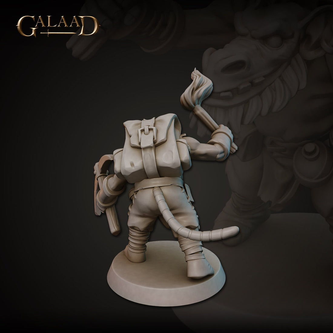 Kobold Miniature | Tabletop RPG Miniature | Galaad Miniatures | Roleplaying 3D Printed Fantasy Mini - 3DPrintDen