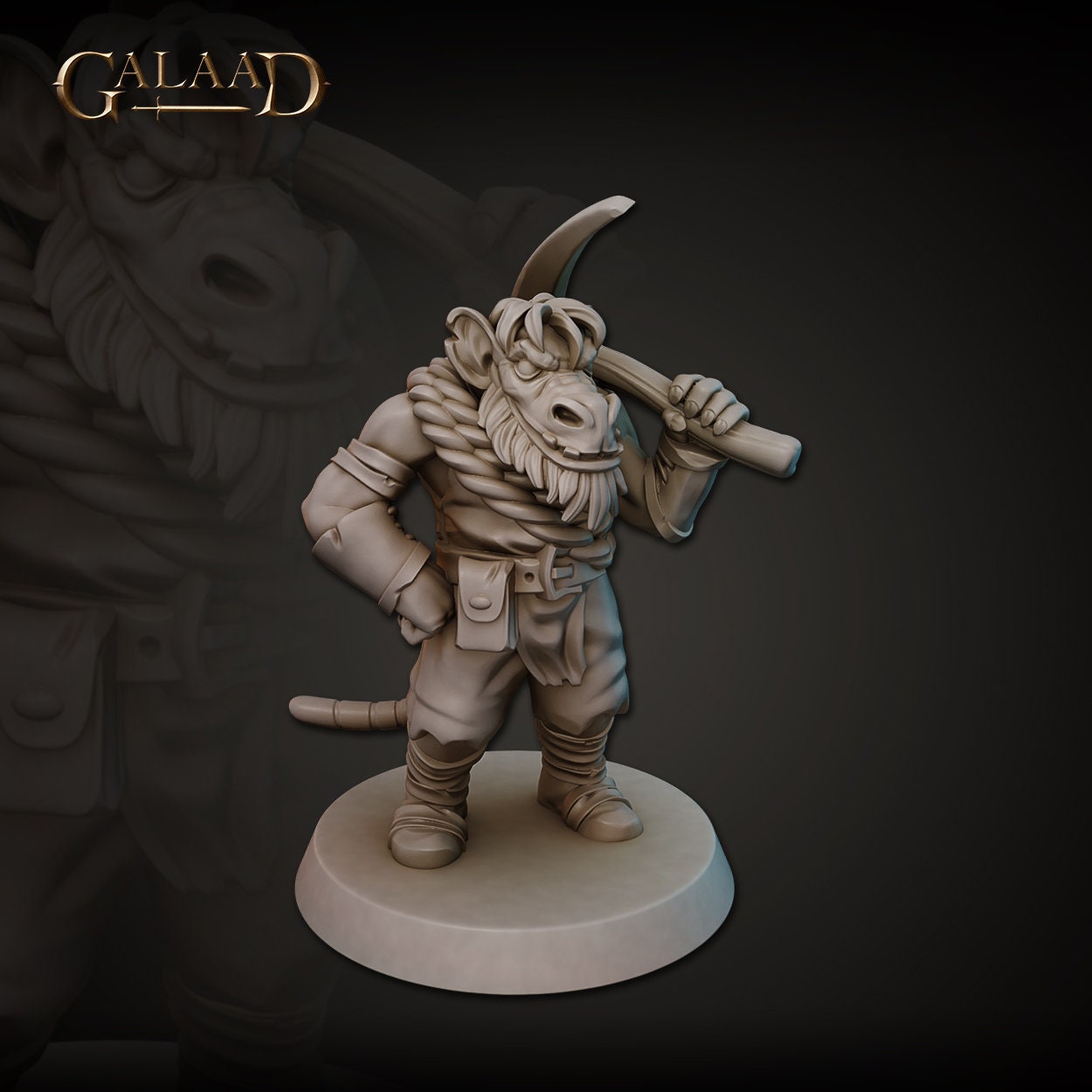 Kobold Miniature | Tabletop RPG Miniature | Galaad Miniatures | Roleplaying 3D Printed Fantasy Mini - 3DPrintDen