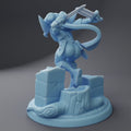 Female Goblin Rogue Miniature, Amanita | Twin Goddess Miniatures | Tabletop RPG Miniature | Roleplaying 3D Printed Fantasy Mini - 3DPrintDen