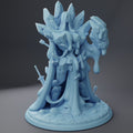 Female Slime Miniature | Twin Goddess Miniatures | Tabletop RPG Miniature | Roleplaying 3D Printed Fantasy Mini - 3DPrintDen