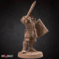 Paladin Miniature | Tabletop RPG Miniature | Bite the Bullet | Roleplaying 3D Printed Fantasy Mini - 3DPrintDen