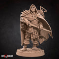 Rogue Miniature | Tabletop RPG Miniature | Bite the Bullet | Roleplaying 3D Printed Fantasy Mini - 3DPrintDen