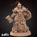 Female Orc Fighter Miniature | Tabletop RPG Miniature | Bite the Bullet | Roleplaying 3D Printed Fantasy Mini - 3DPrintDen