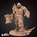 Orc Warchief Miniature | Tabletop RPG Miniature | Bite the Bullet | Roleplaying 3D Printed Fantasy Mini - 3DPrintDen