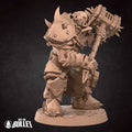 Orc Warlord Miniature | Tabletop RPG Miniature | Bite the Bullet | Roleplaying 3D Printed Fantasy Mini - 3DPrintDen