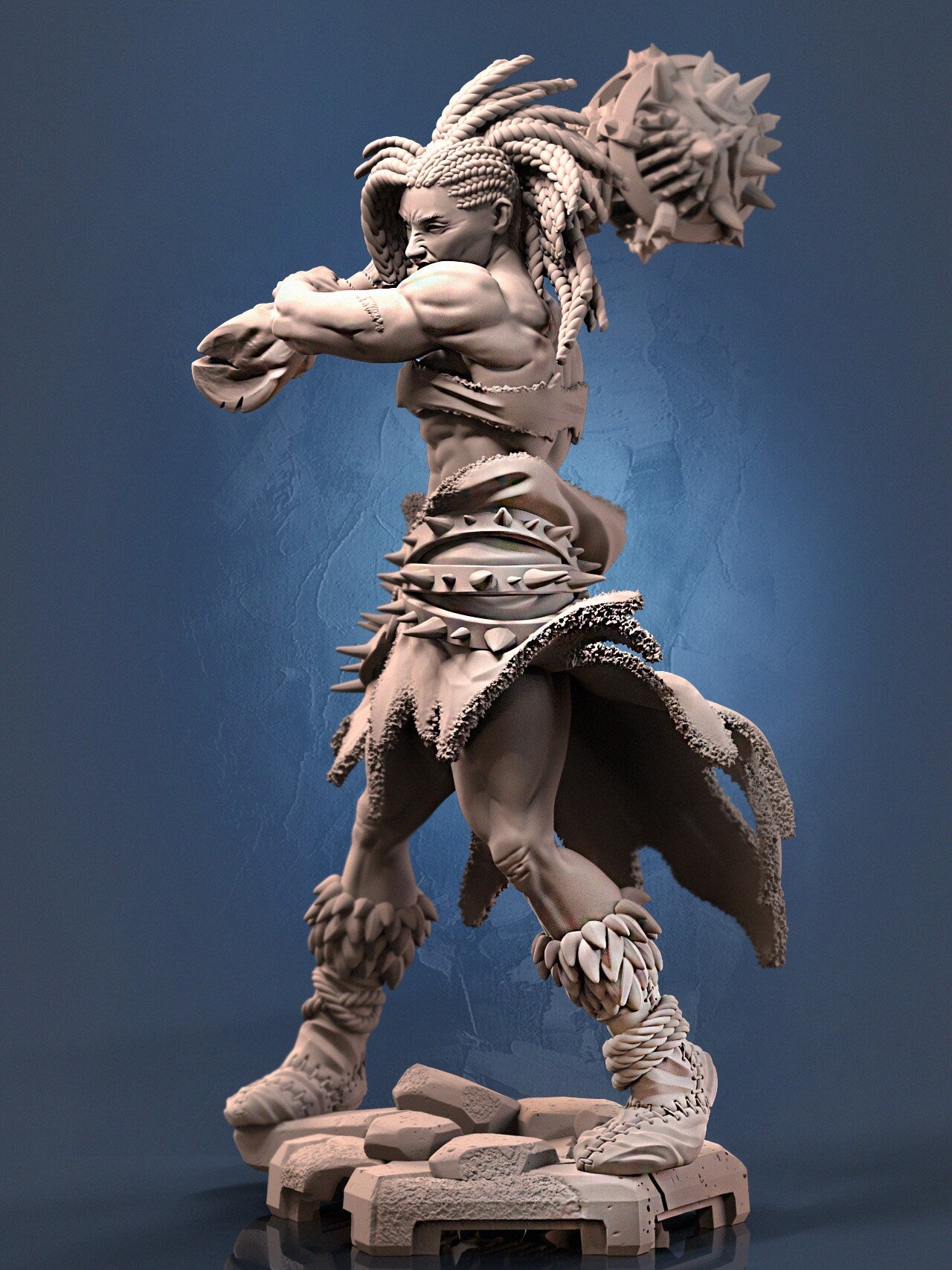 Amazon Warrior Miniature | Dragun Studios | Tabletop RPG Miniature | Roleplaying 3D Printed Fantasy Mini - 3DPrintDen