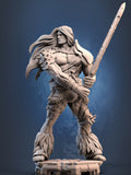 Barbarian Miniature | Dragun Studios | Tabletop RPG Miniature | Roleplaying 3D Printed Fantasy Mini - 3DPrintDen