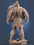 Orc Fighter Miniature | Dragun Studios | Tabletop RPG Miniature | Roleplaying 3D Printed Fantasy Mini - 3DPrintDen