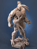 Orc Fighter Miniature | Dragun Studios | Tabletop RPG Miniature | Roleplaying 3D Printed Fantasy Mini - 3DPrintDen