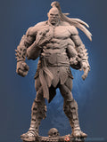 Orc Fighter Miniature | Dragun Studios | Tabletop RPG Miniature | Roleplaying 3D Printed Fantasy Mini - 3DPrintDen