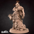 Female Orc Fighter Miniature | Tabletop RPG Miniature | Bite the Bullet | Roleplaying 3D Printed Fantasy Mini - 3DPrintDen