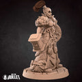 Female Orc Fighter Miniature | Tabletop RPG Miniature | Bite the Bullet | Roleplaying 3D Printed Fantasy Mini - 3DPrintDen