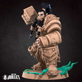 Orc Paladin Miniature | Tabletop RPG Miniature | Bite the Bullet | Roleplaying 3D Printed Fantasy Mini - 3DPrintDen